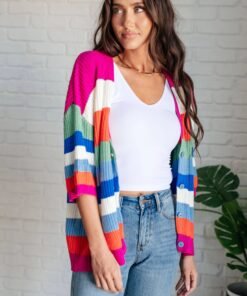 Bold Flirt Button Down Cardigan - Fashion Are Us, LLC